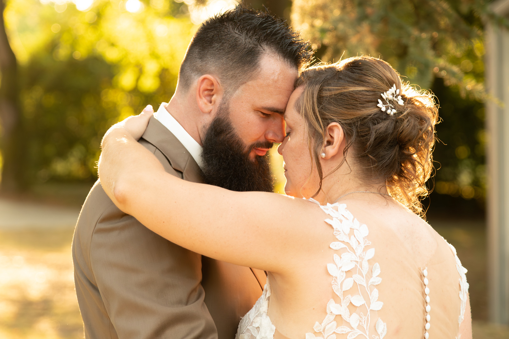 Réception au soleil couchant